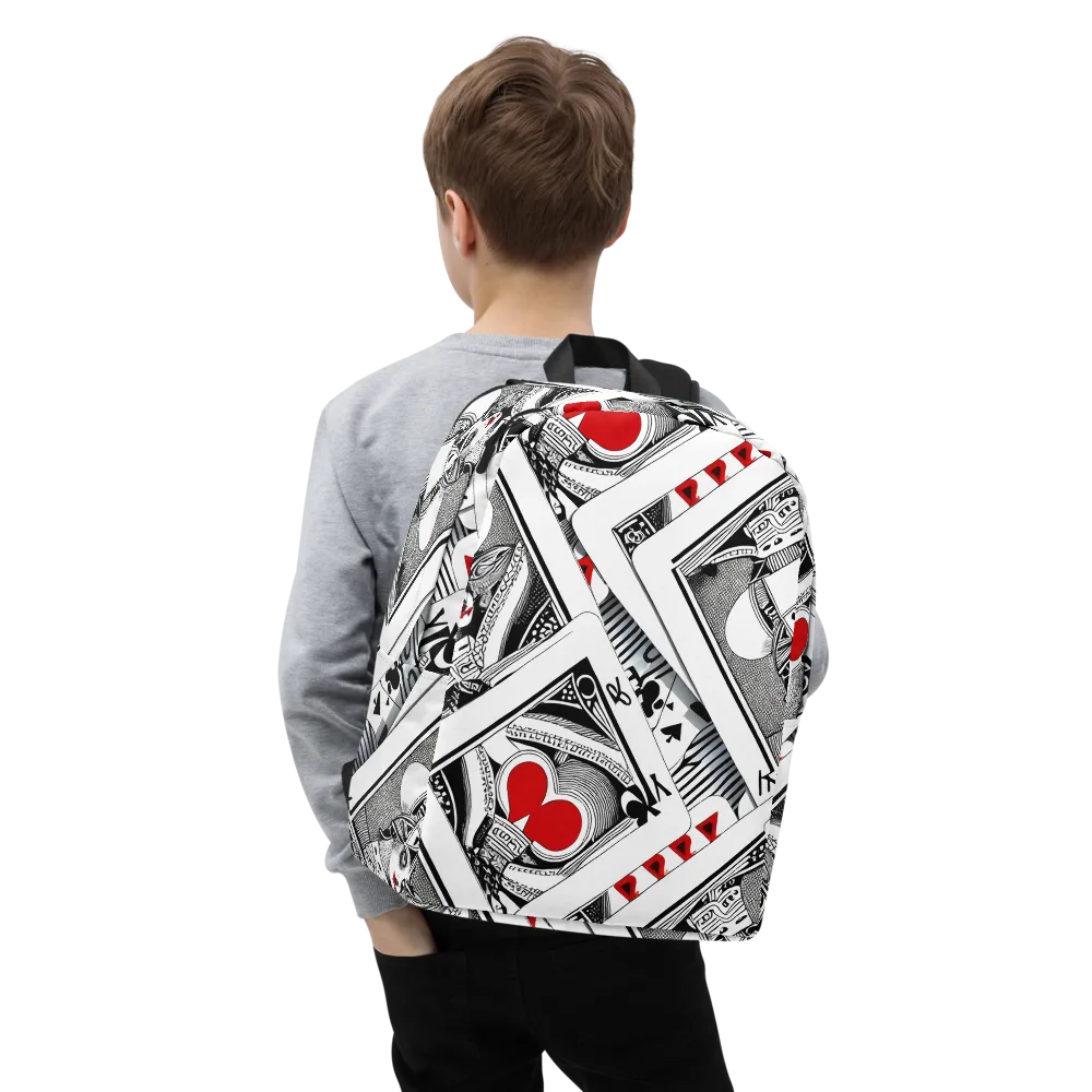 Fashion Print, By Carl Rahl on Minimalist Backpack — Zoomed-in