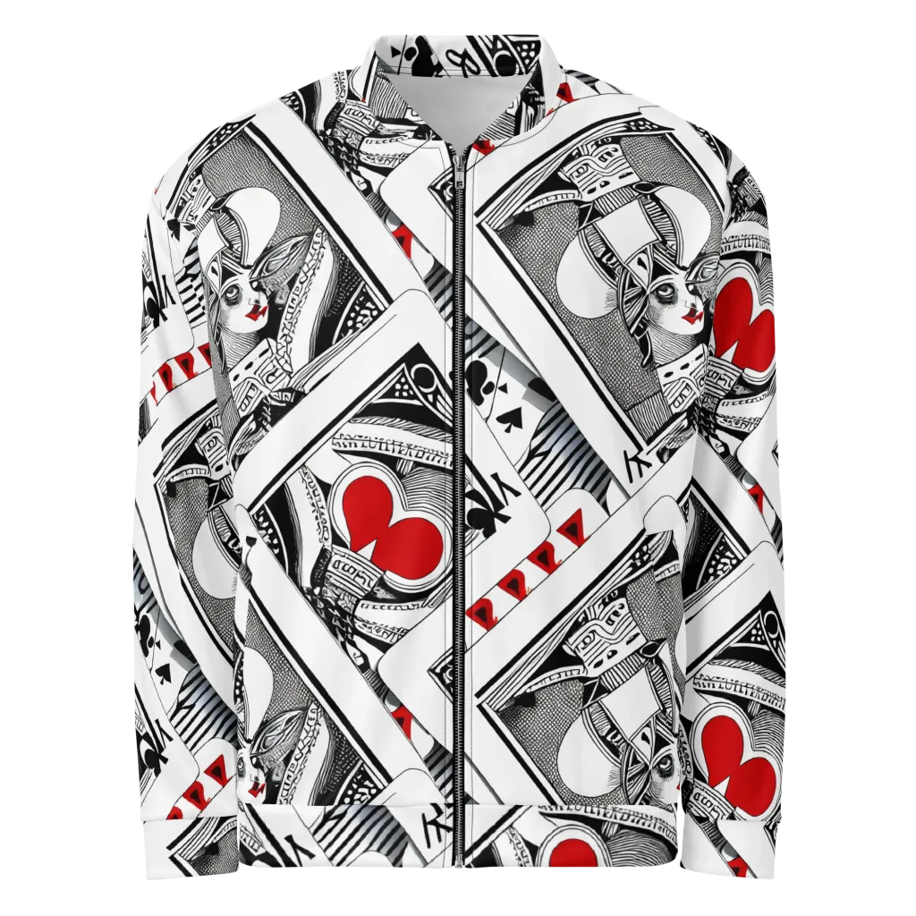 Fashion Print, By Carl Rahl on Bomber Jacket — Front