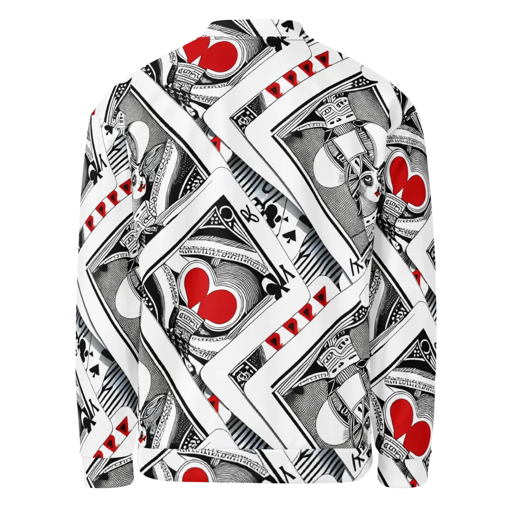 Fashion Print, By Carl Rahl on Bomber Jacket — Back