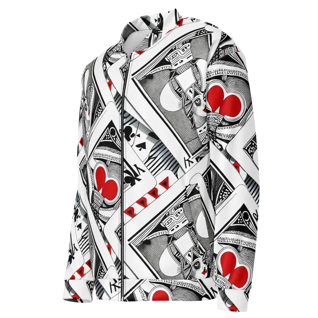Fashion Print, By Carl Rahl on Bomber Jacket — Left Front