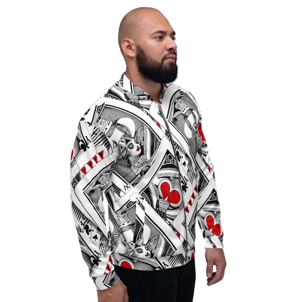 Fashion Print, By Carl Rahl on Bomber Jacket — Right