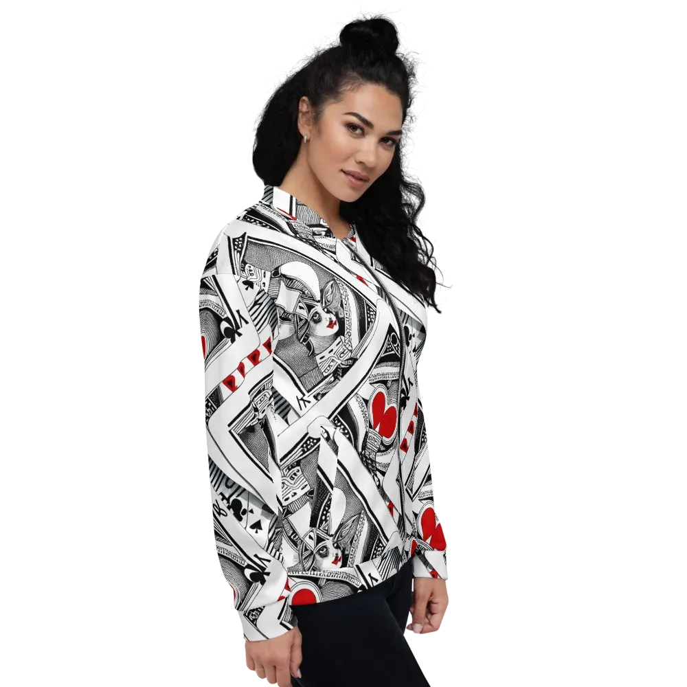Fashion Print, By Carl Rahl on Bomber Jacket — Right