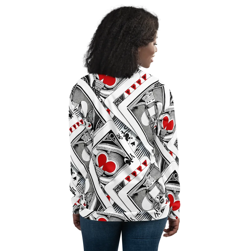 Fashion Print, By Carl Rahl on Bomber Jacket — Back