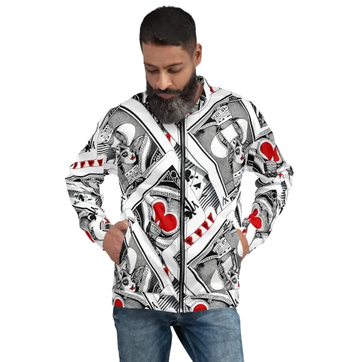 Fashion Print, By Carl Rahl on a Bomber Jacket