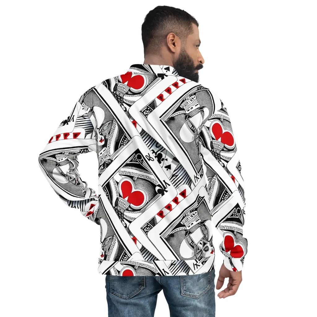 Fashion Print, By Carl Rahl on Bomber Jacket — Back