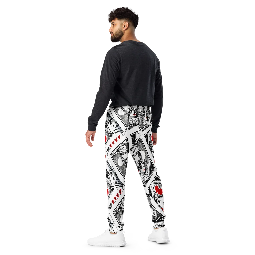 Fashion Print, By Carl Rahl on Men's Joggers — Back