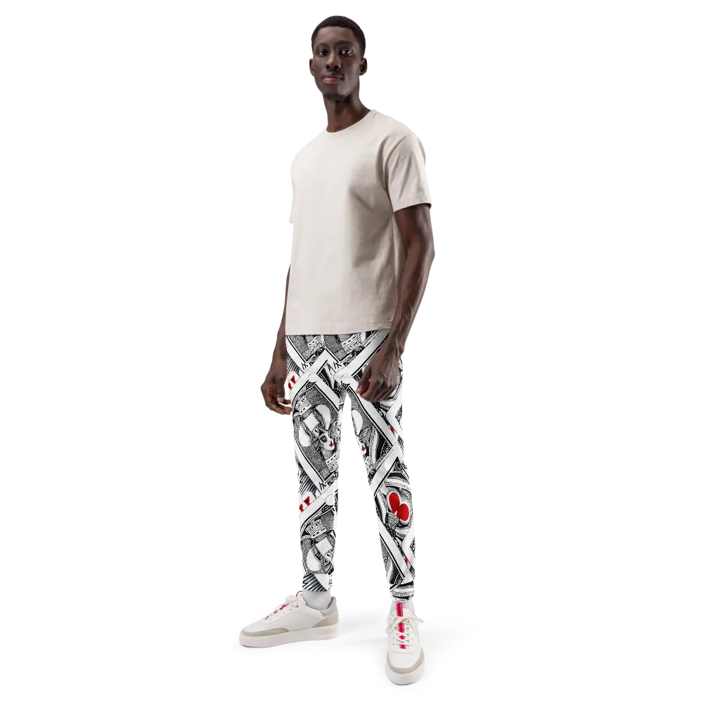 Fashion Print, By Carl Rahl on Men's Joggers — Front