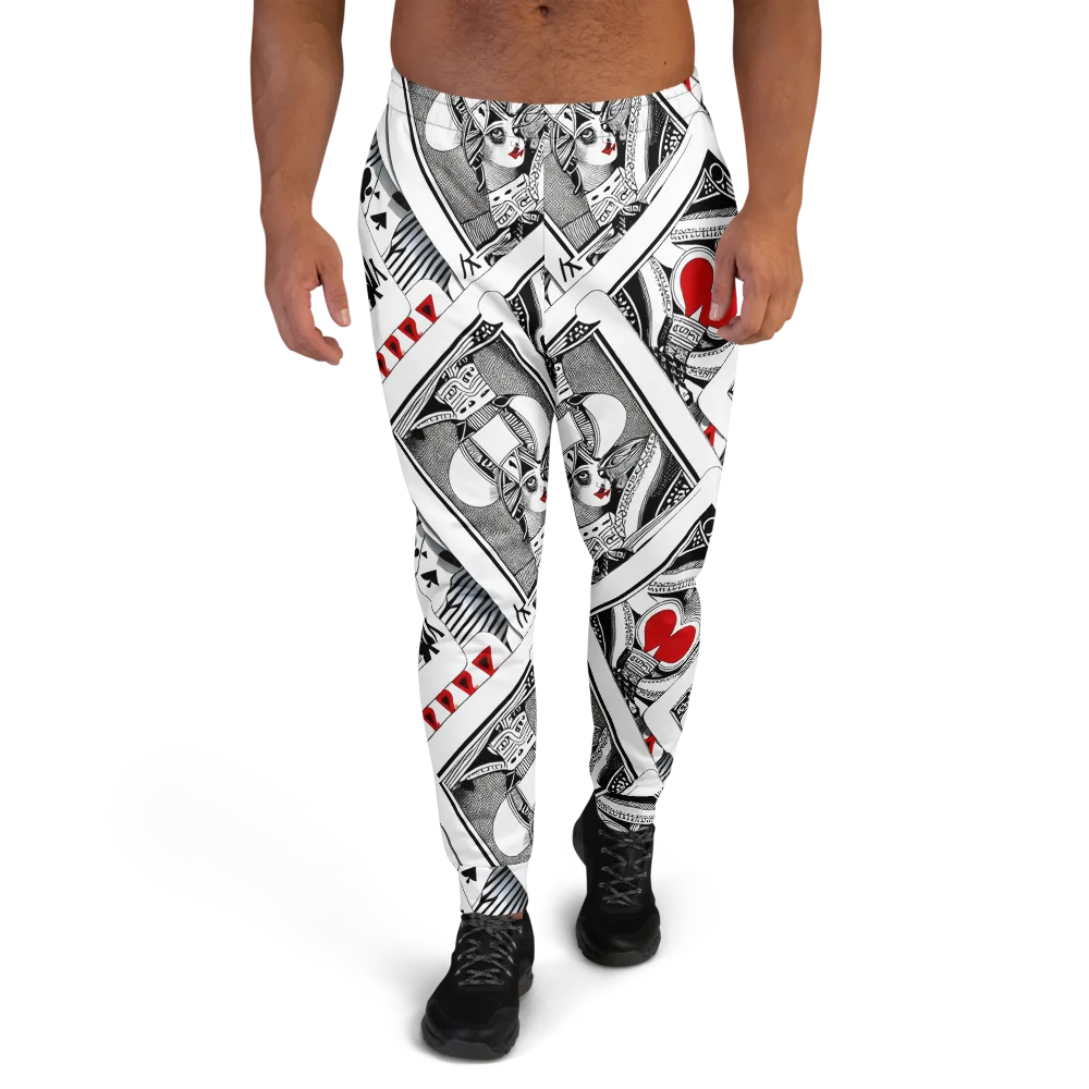 Fashion Print, By Carl Rahl on Men's Joggers — Front