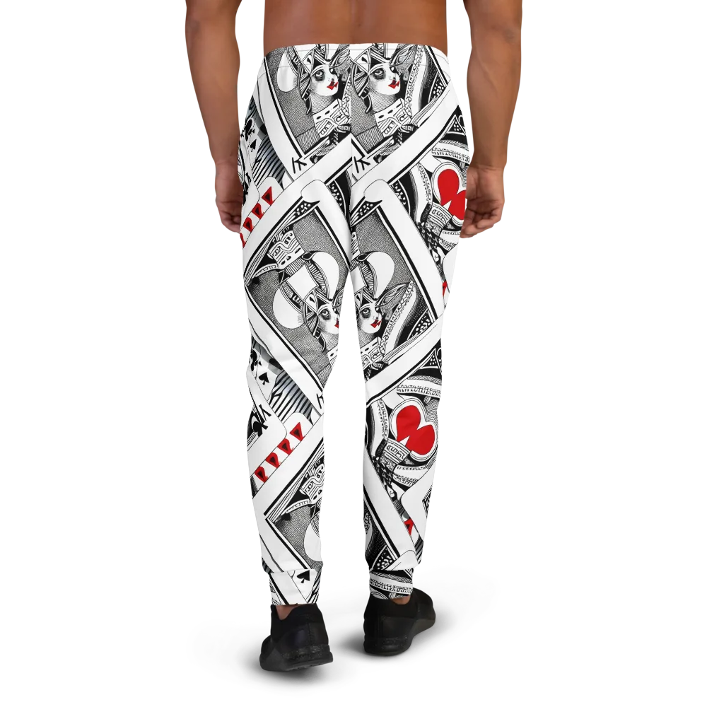 Fashion Print, By Carl Rahl on Men's Joggers — Back