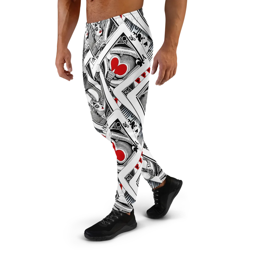 Fashion Print, By Carl Rahl on Men's Joggers — Left