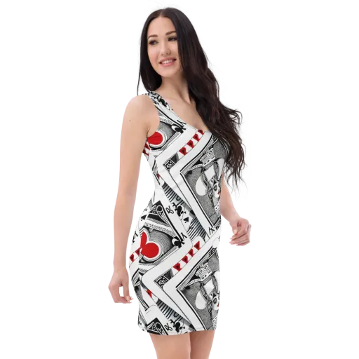 Fashion Print, By Carl Rahl on a Bodycon Dress