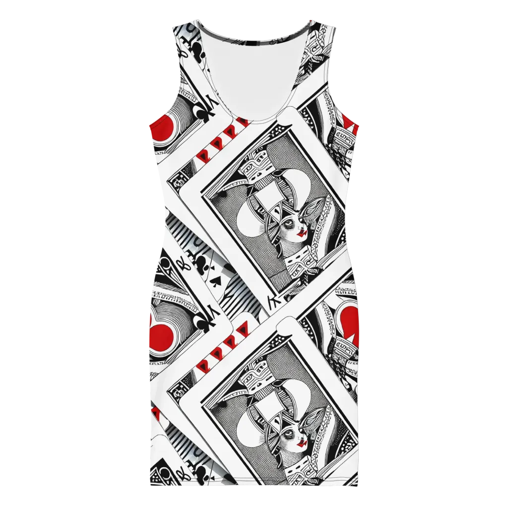 Fashion Print, By Carl Rahl on Bodycon Dress — Front