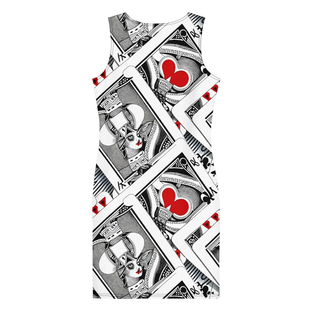Fashion Print, By Carl Rahl on Bodycon Dress — Back