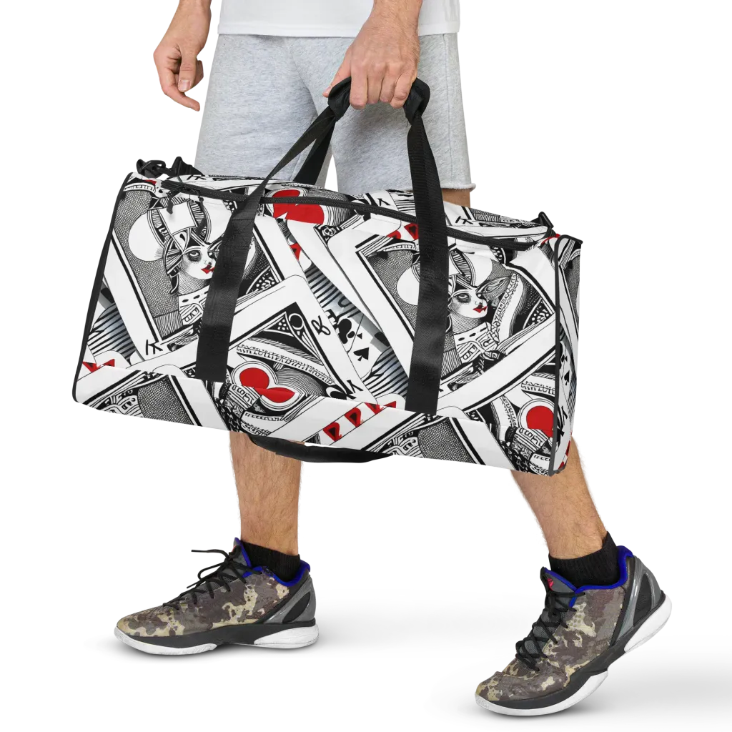 Fashion Print, By Carl Rahl on Duffle Bag — Front