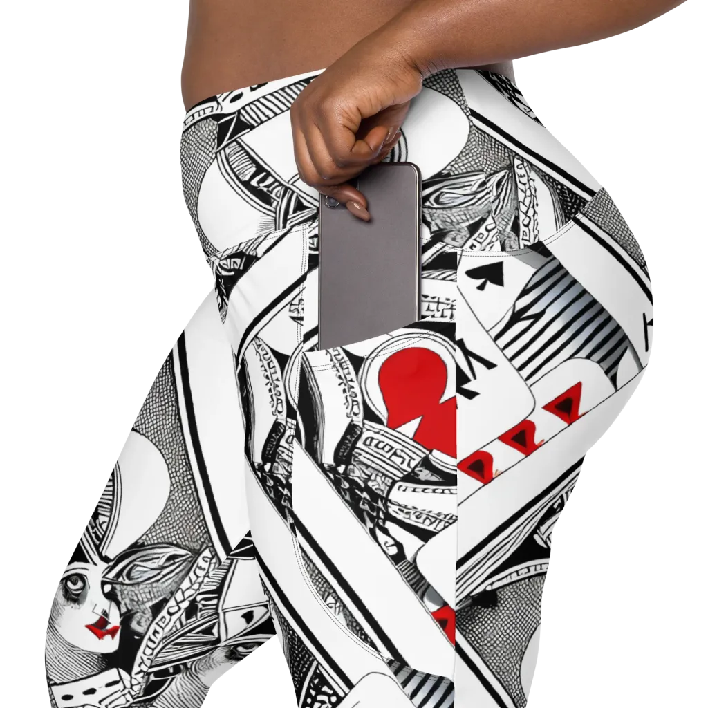 Fashion Print, By Carl Rahl on Leggings with Pockets — Product details 2
