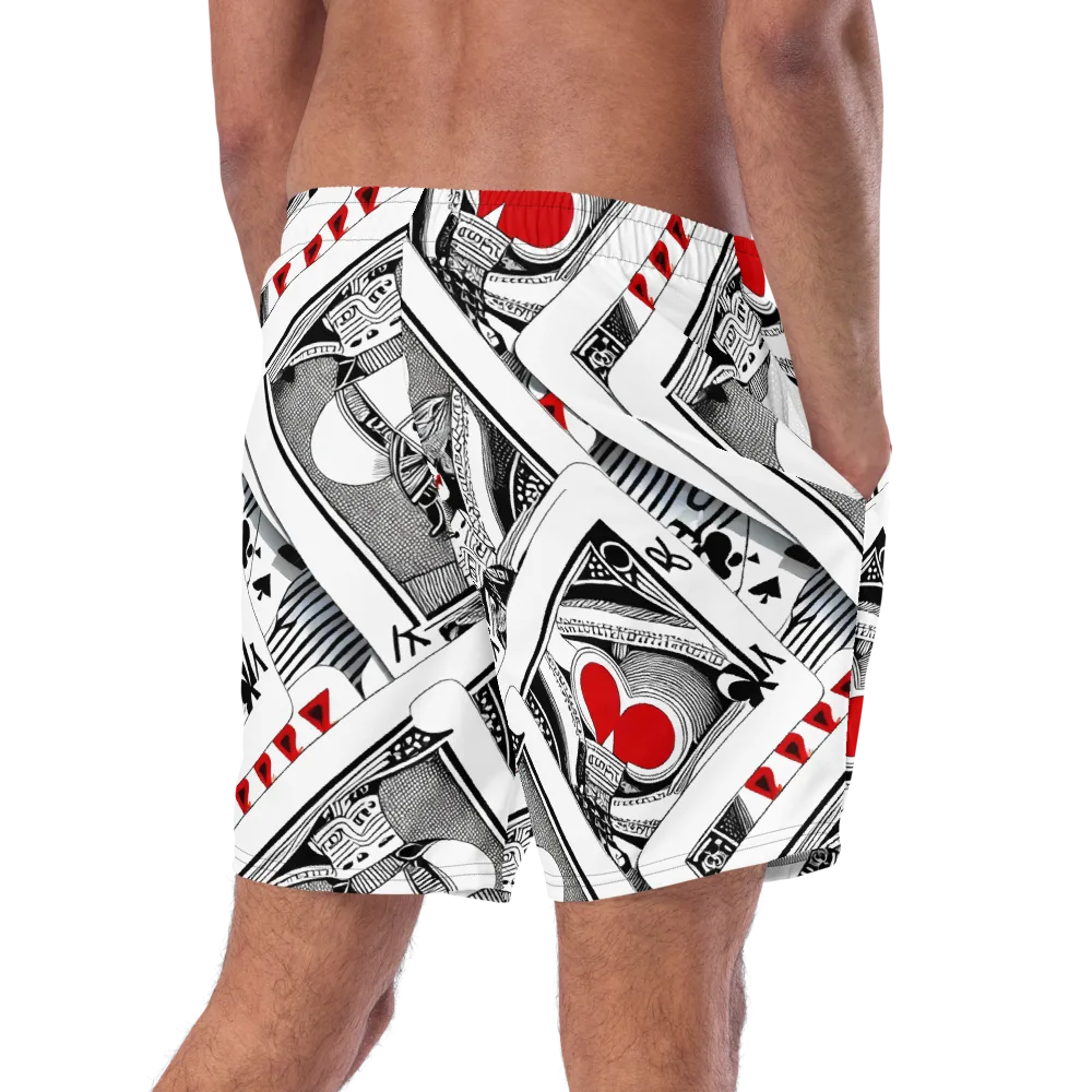 Fashion Print, By Carl Rahl on Swim Trunks — Right Back