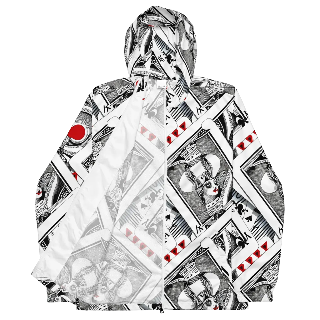 Fashion Print, By Carl Rahl on Men's Windbreaker — Front