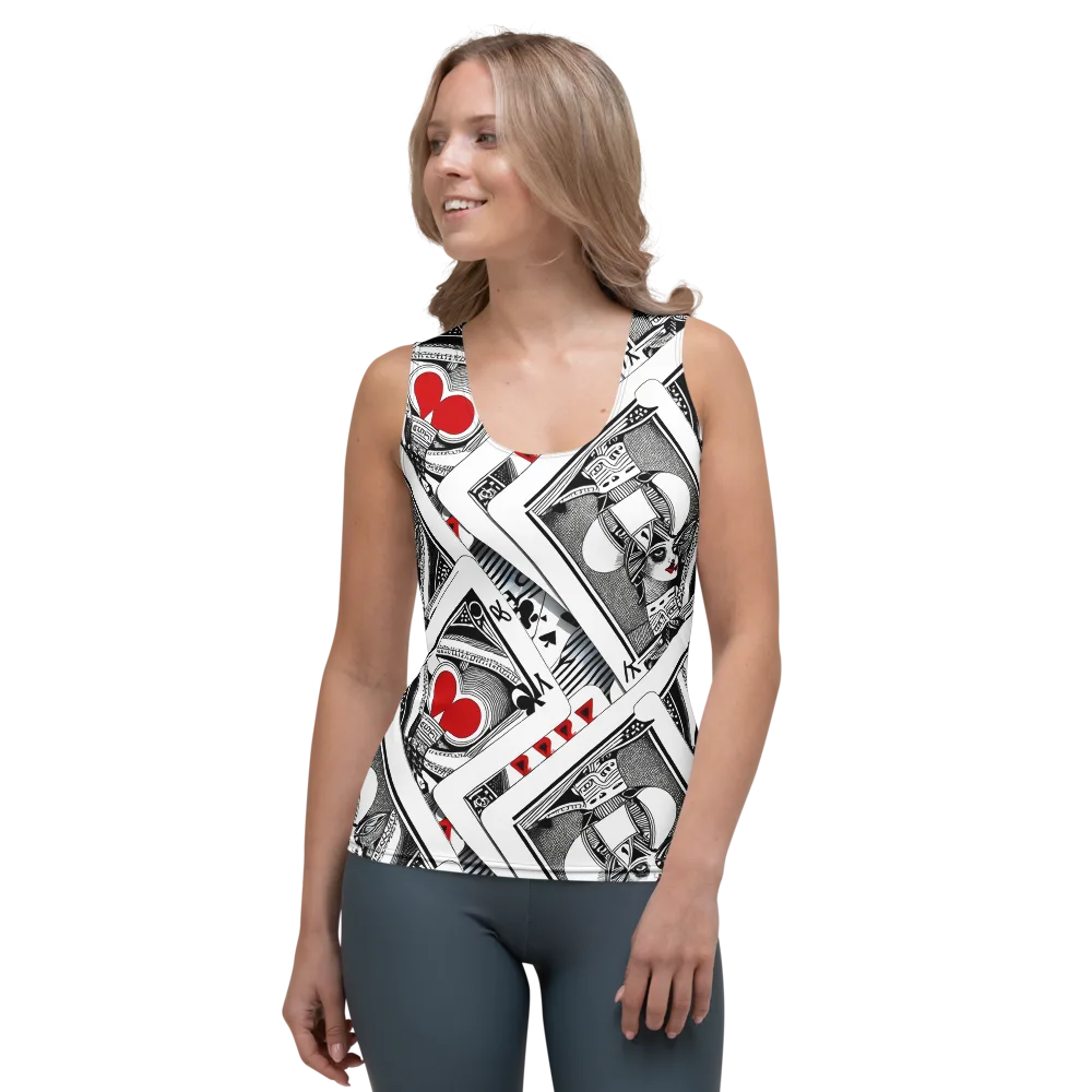 Fashion Print, By Carl Rahl on Women's Tank Top — Front