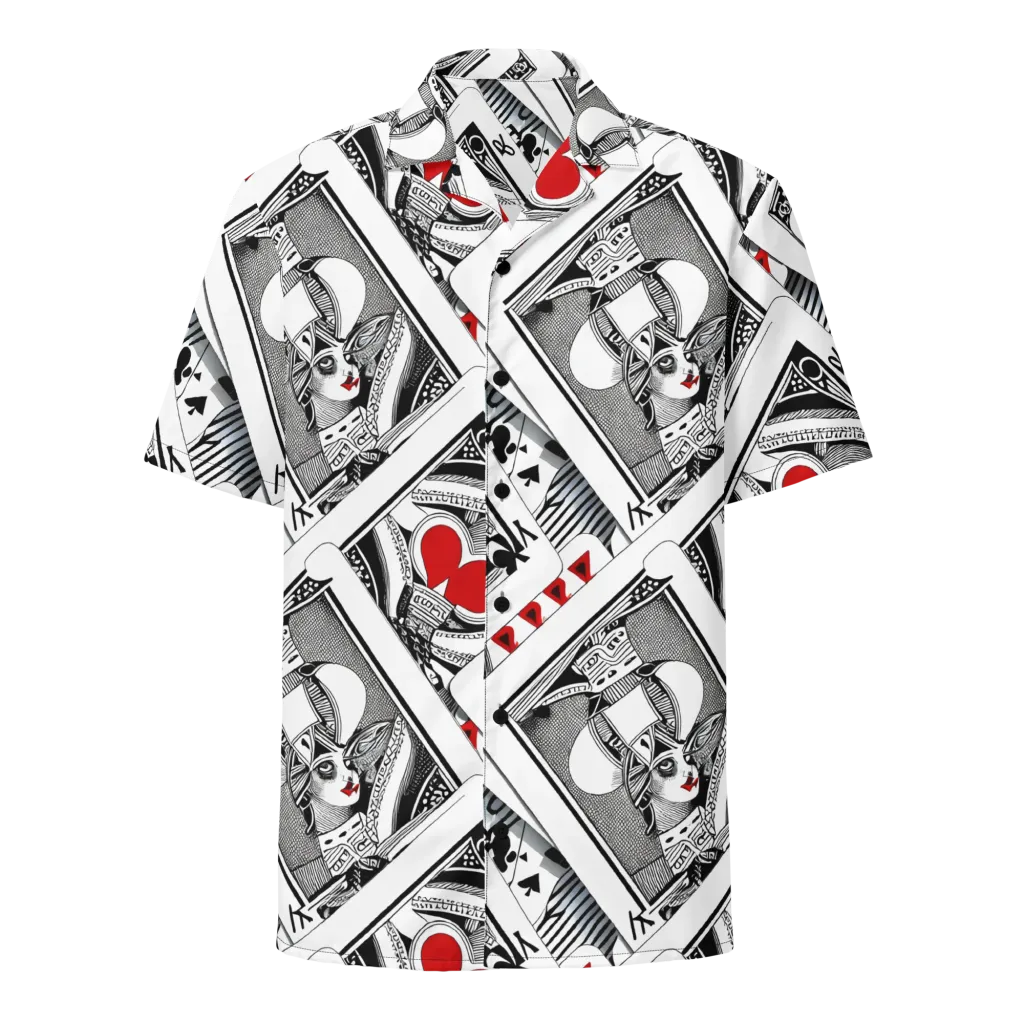 Fashion Print, By Carl Rahl on Button Shirt — Front