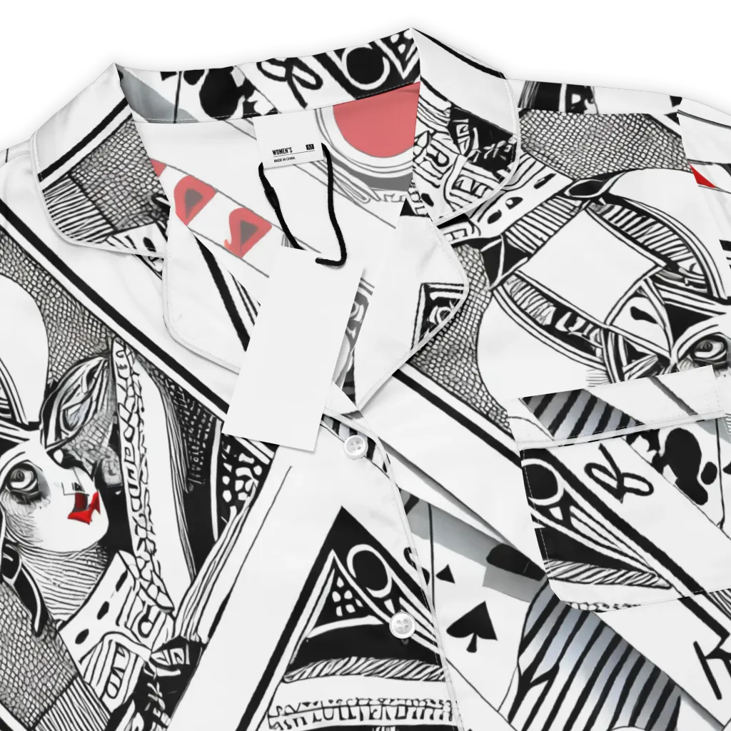 Fashion Print, By Carl Rahl on Women's Short Sleeve Pajama Top — Product details