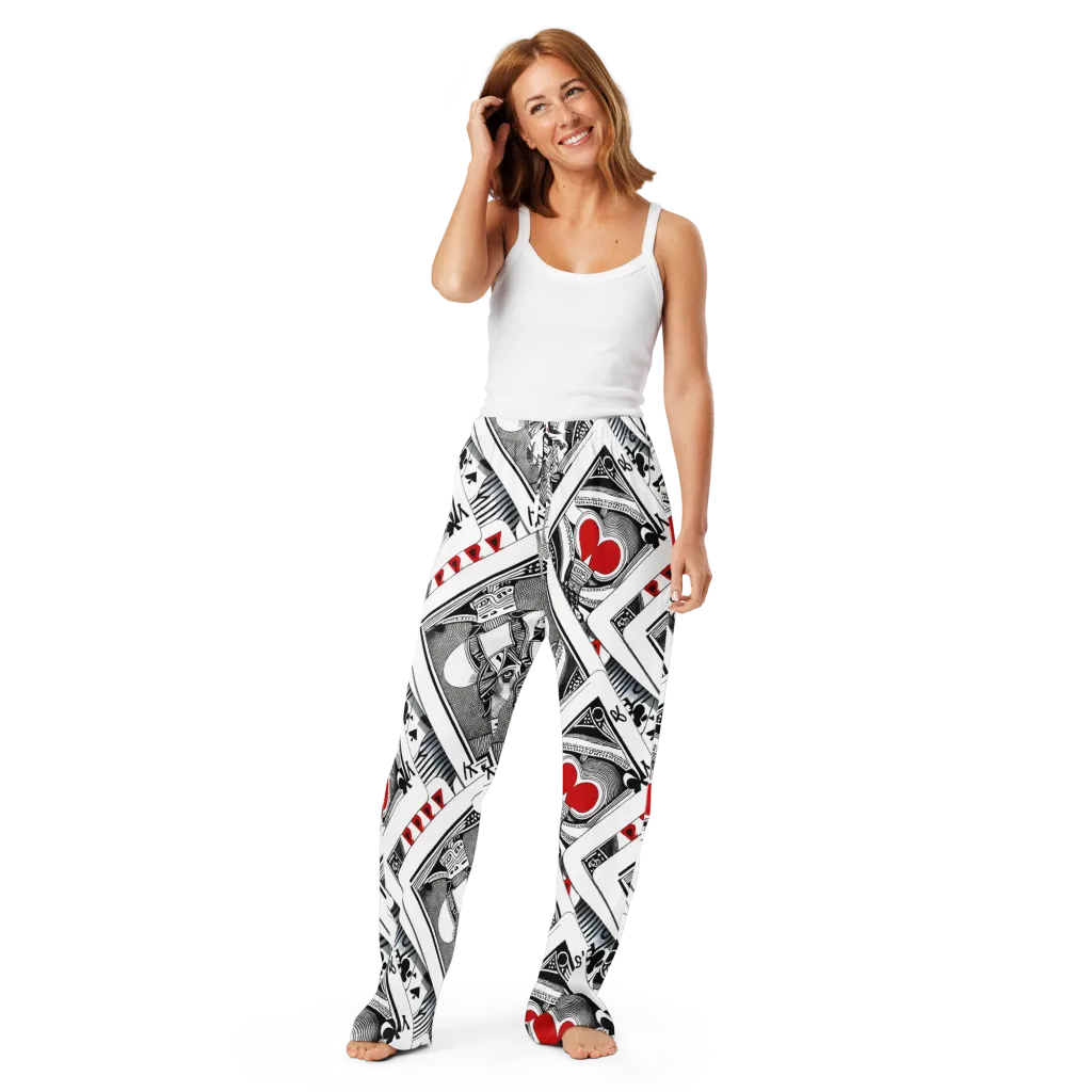 Fashion Print, By Carl Rahl on Women's Pajama Pants — Front