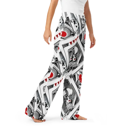 Fashion Print, By Carl Rahl on a Women's Pajama Pants