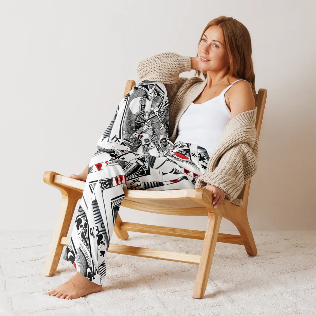 Fashion Print, By Carl Rahl on Women's Pajama Pants — Front