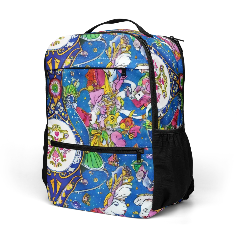 Galactic Masquerade on Utility Backpack — Left Front