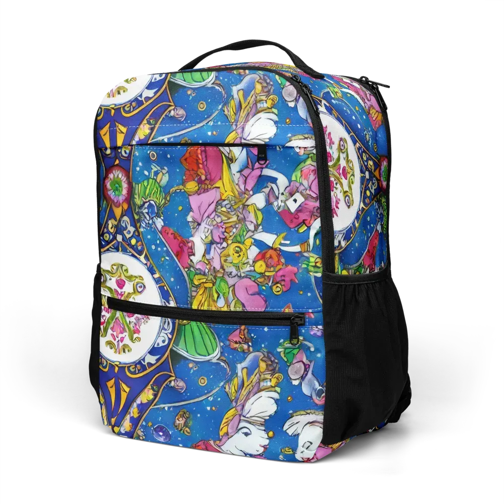 Galactic Masquerade on Utility Backpack — Left Front
