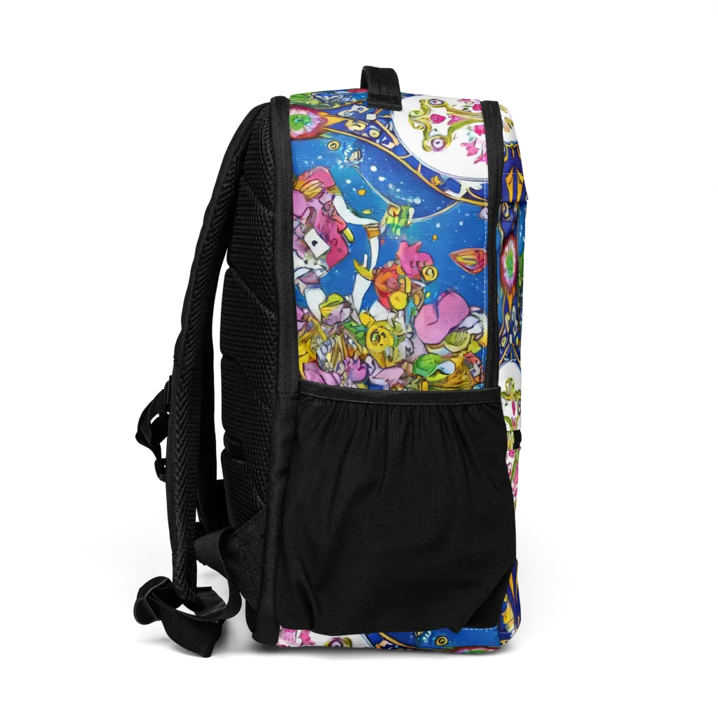 Galactic Masquerade on Utility Backpack — Right