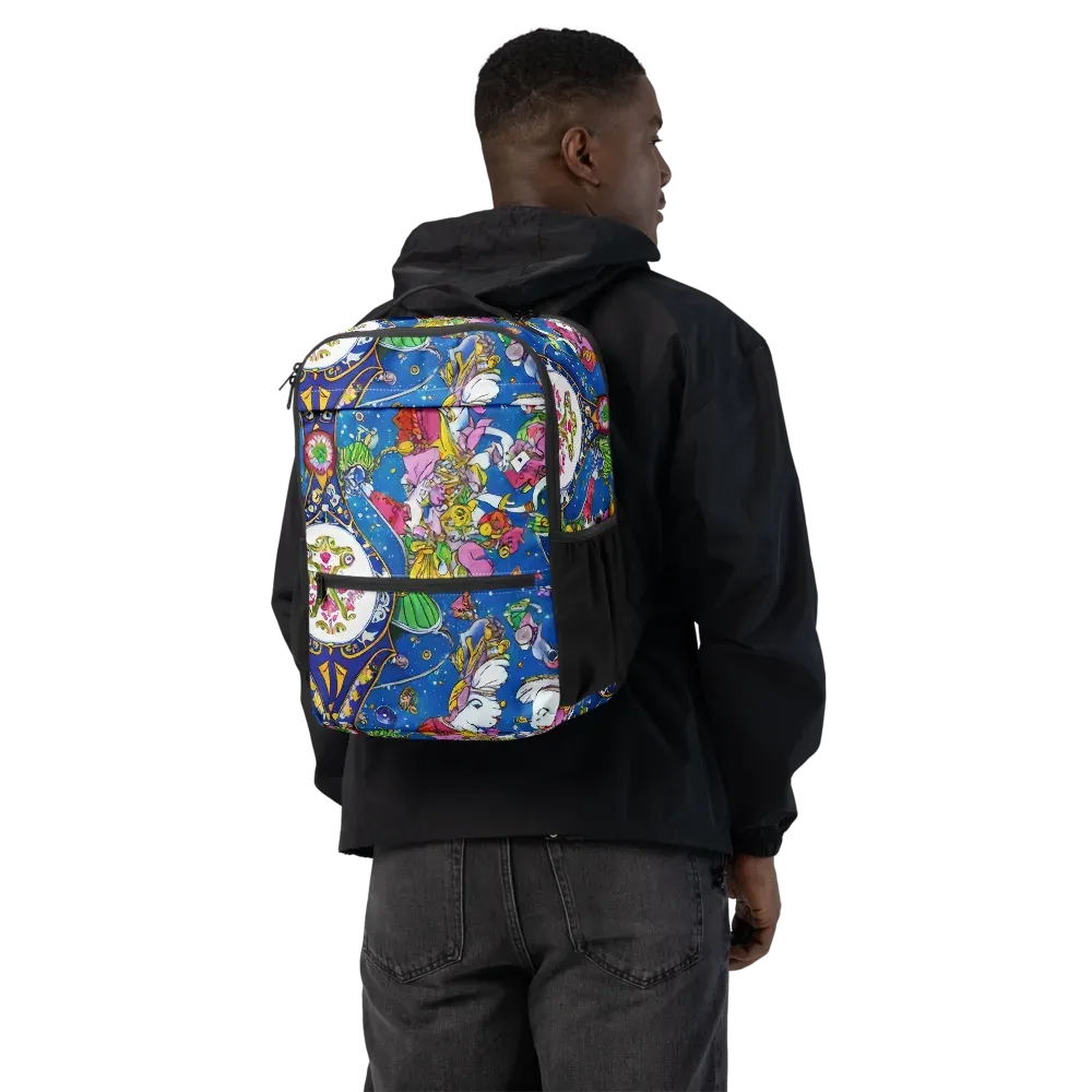 Galactic Masquerade on Utility Backpack — Back