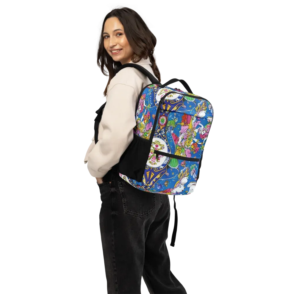 Galactic Masquerade on Utility Backpack — Back