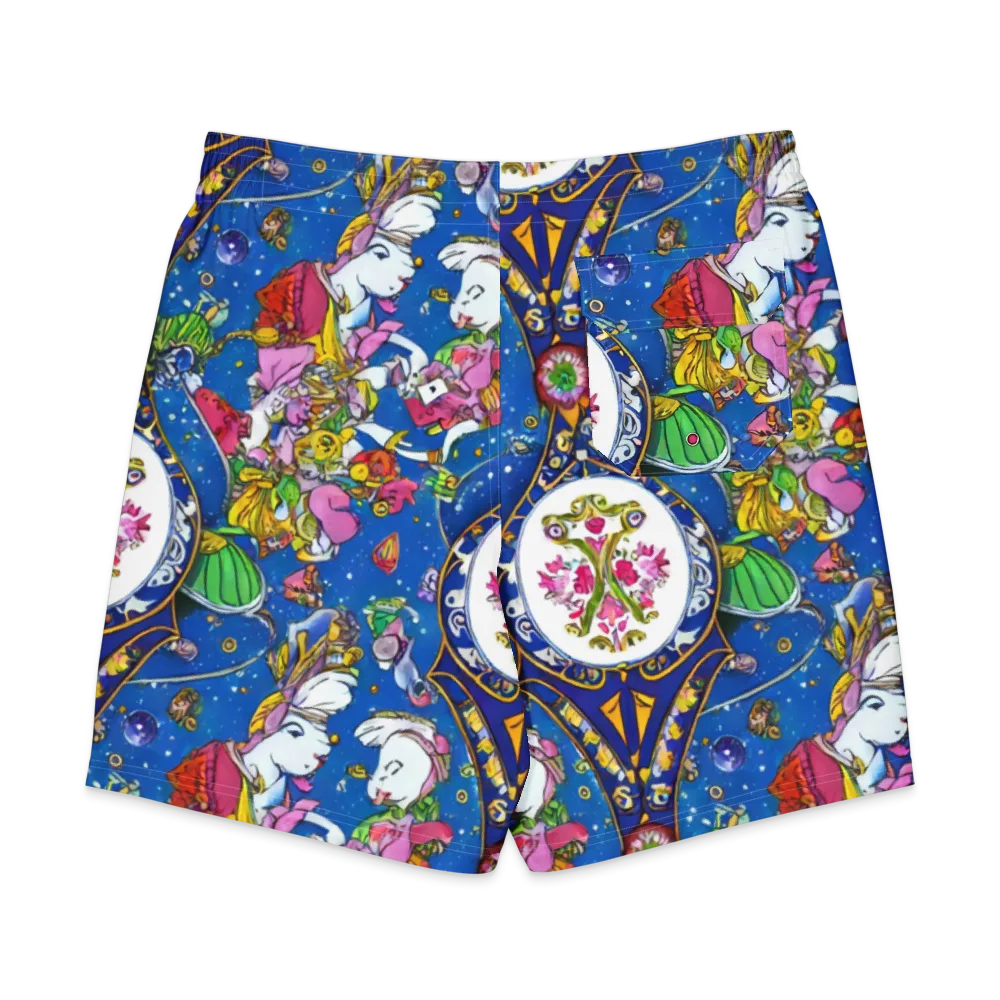 Galactic Masquerade on Men's Board Shorts — Back