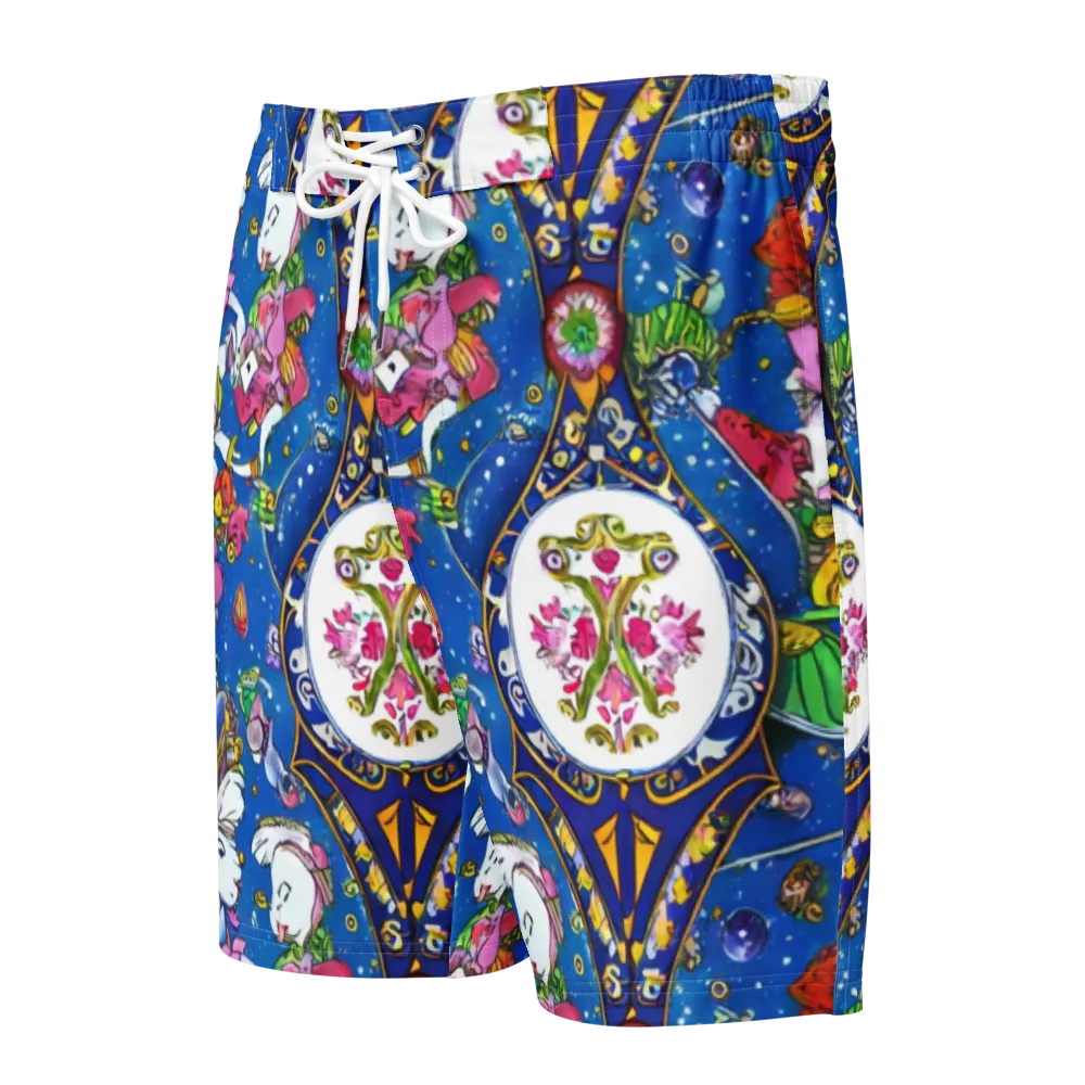 Galactic Masquerade on Men's Board Shorts — Front