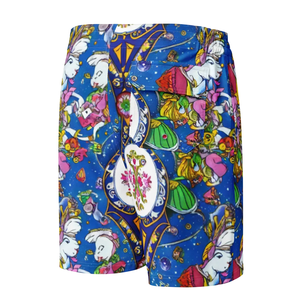 Galactic Masquerade on Men's Board Shorts — Back