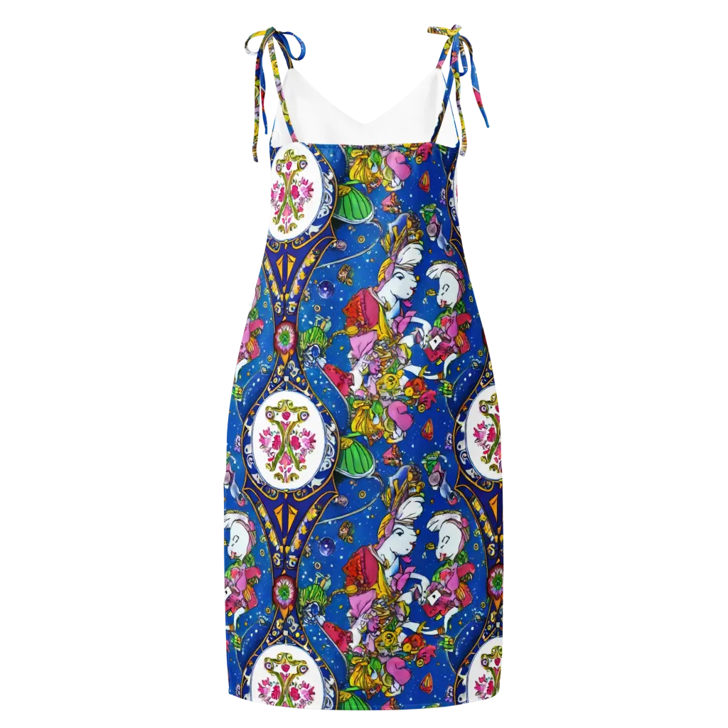 Galactic Masquerade on Slip Dress — Back