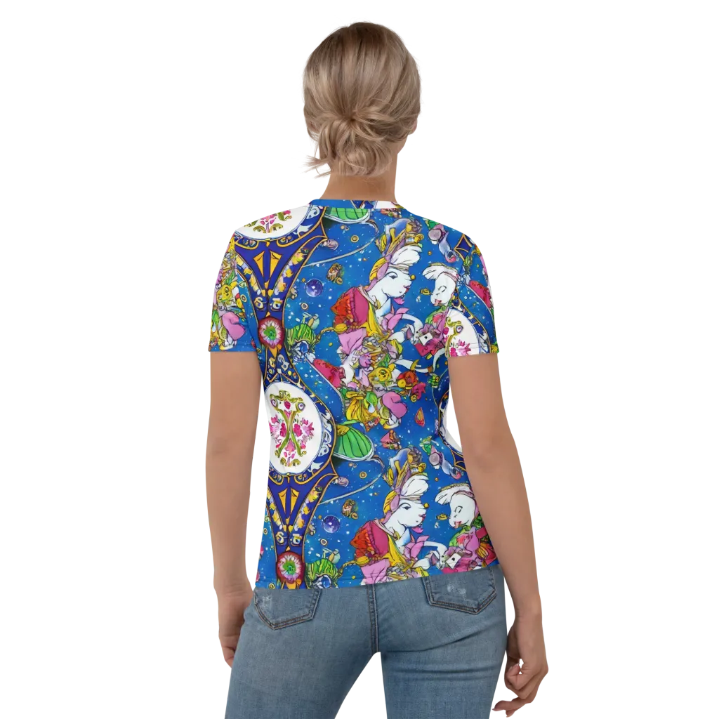 Galactic Masquerade on Women's Crew Neck T-Shirt — Back