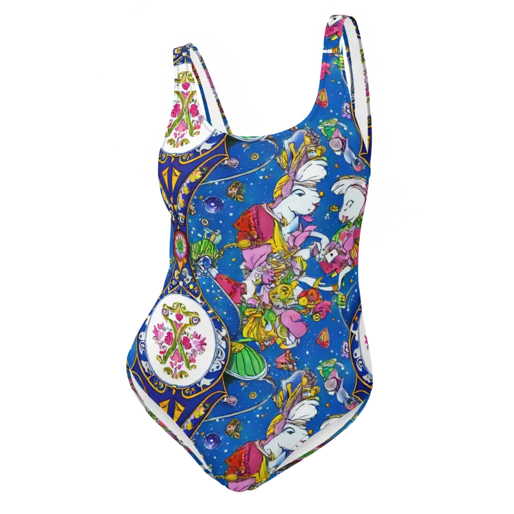Galactic Masquerade on One-Piece Swimsuit — Front