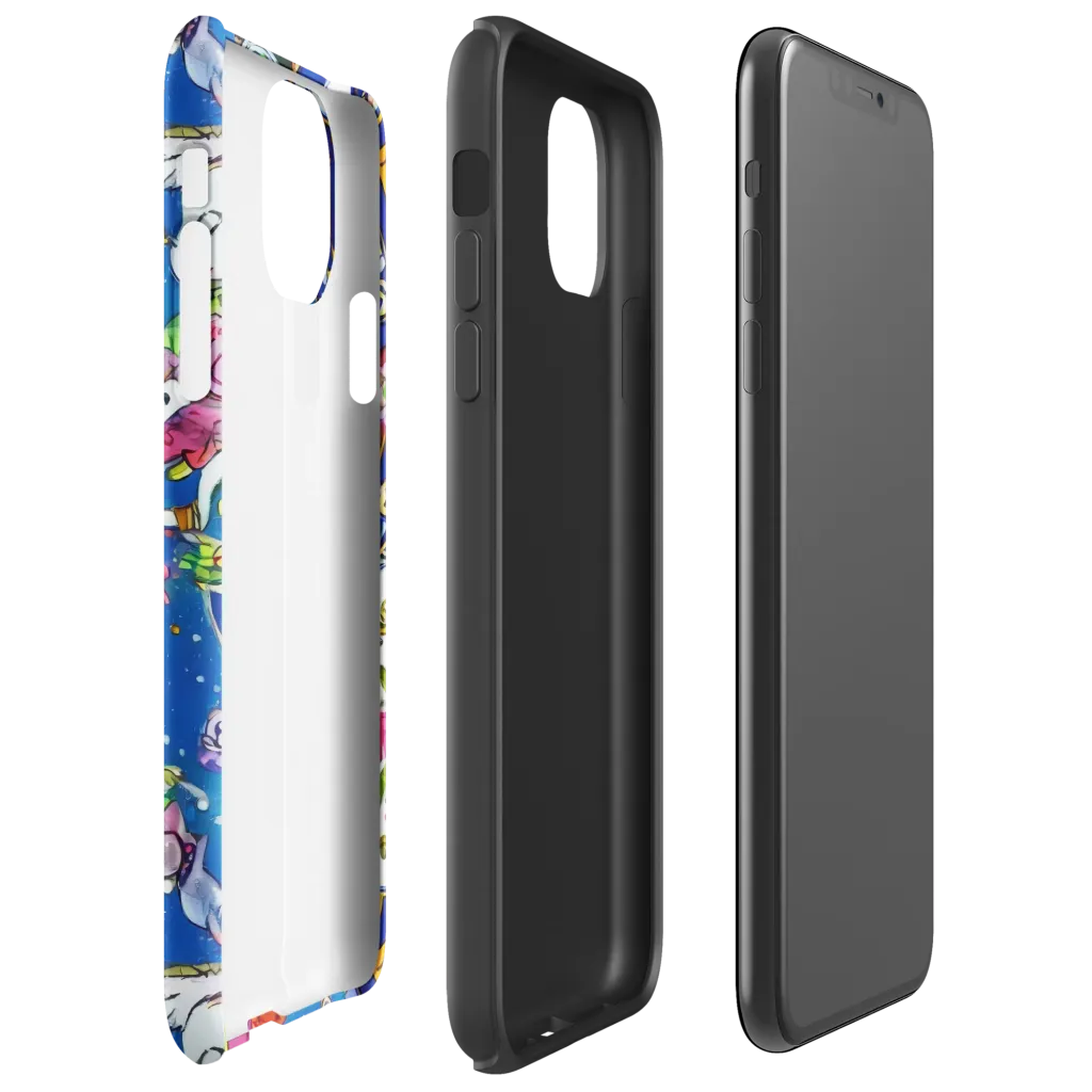 Galactic Masquerade on Tough Case for iPhone® — Right