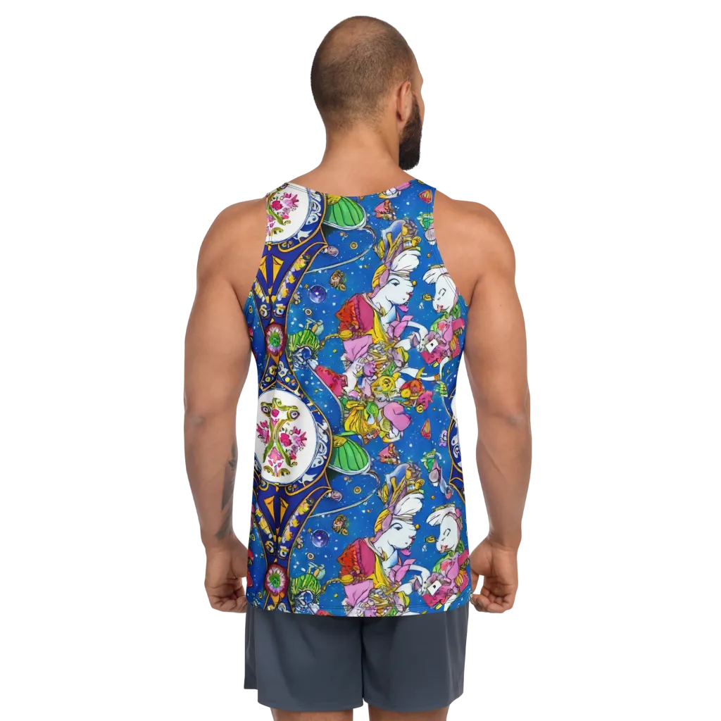 Galactic Masquerade on Men's Tank Top — Back