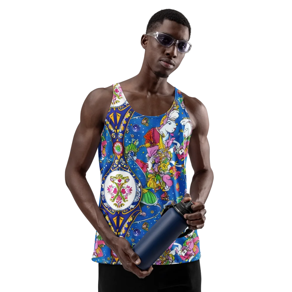 Galactic Masquerade on Men's Tank Top — Front