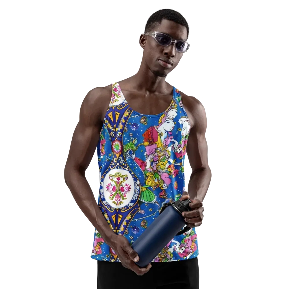 Galactic Masquerade on Men's Tank Top — Front