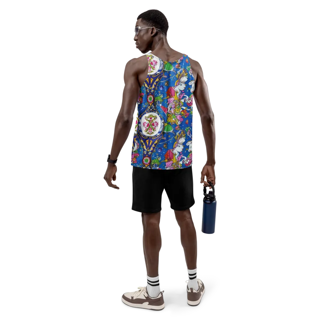 Galactic Masquerade on Men's Tank Top — Back