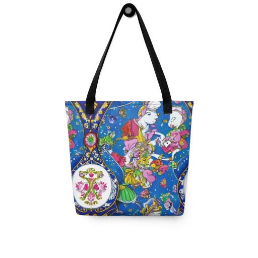 Galactic Masquerade on a Tote Bag