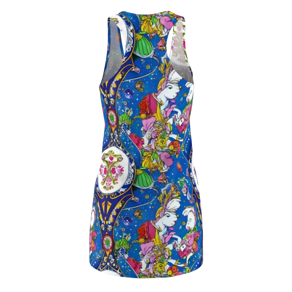 Galactic Masquerade on Racerback Dress — Back