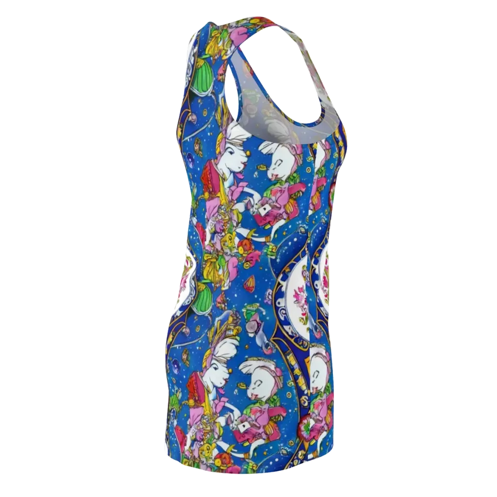 Galactic Masquerade on Racerback Dress — Back Side