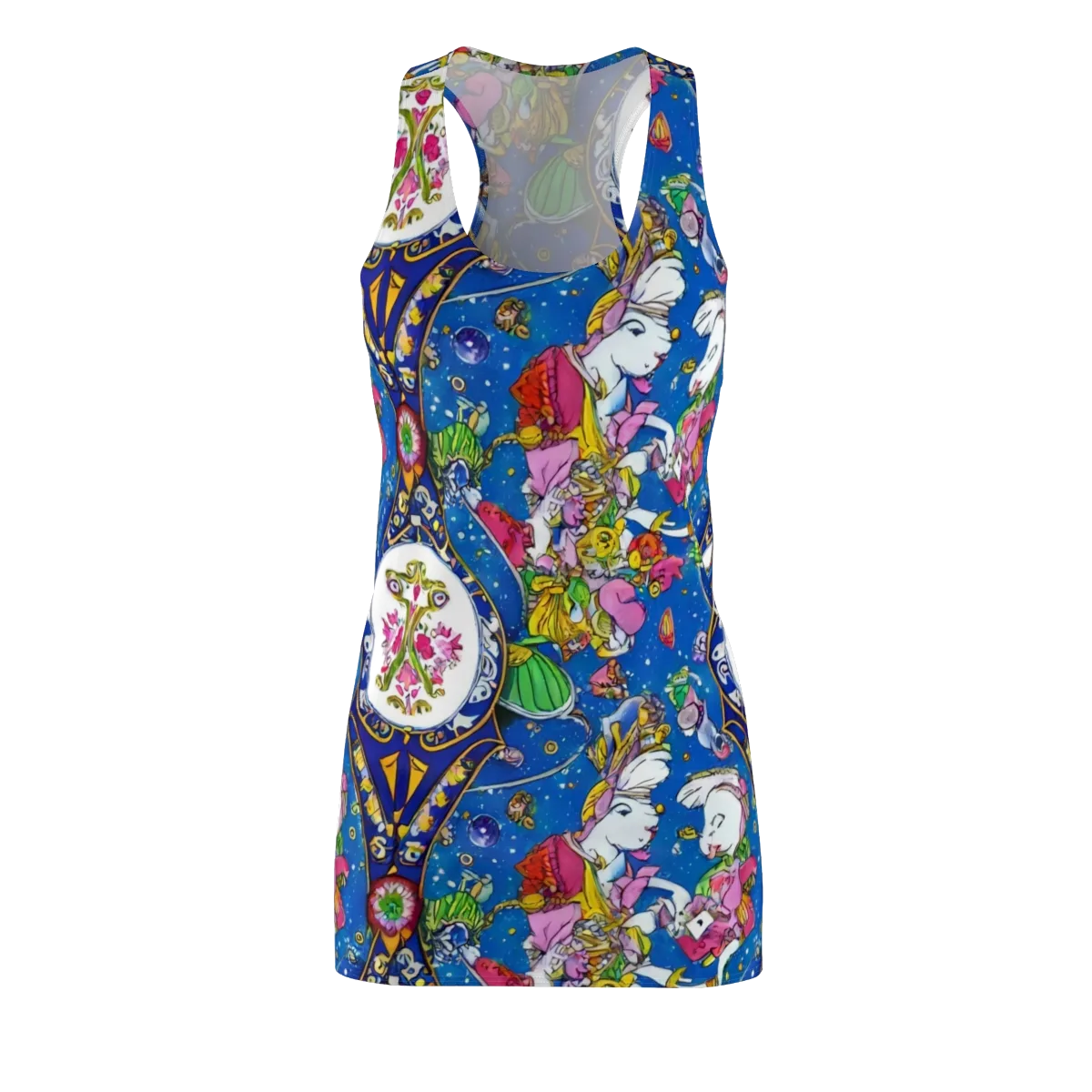 Galactic Masquerade on Racerback Dress — Front