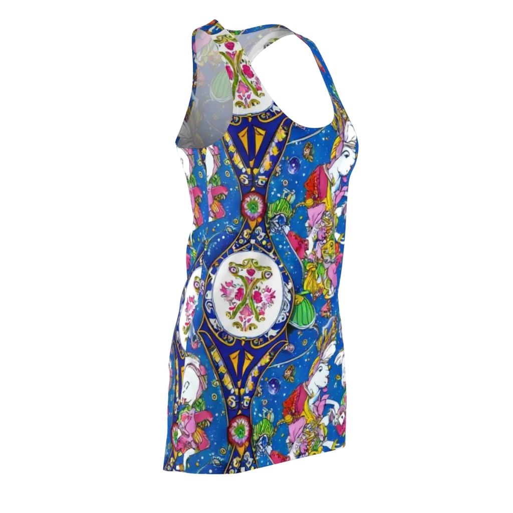 Galactic Masquerade on Racerback Dress — Front Side