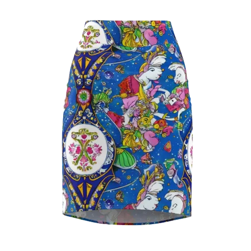 Galactic Masquerade on a Pencil Skirt