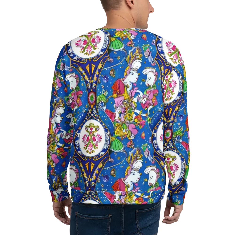 Galactic Masquerade on Sweatshirt — Back